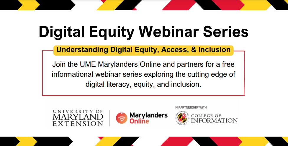 Digital Equity Webinar Series