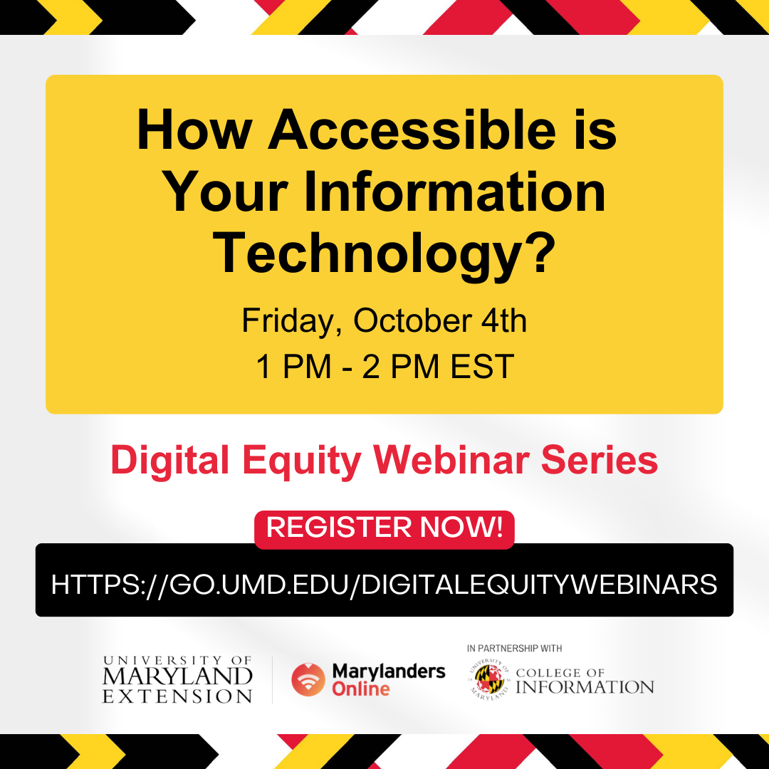 October 4th: How Accessible is your IT?