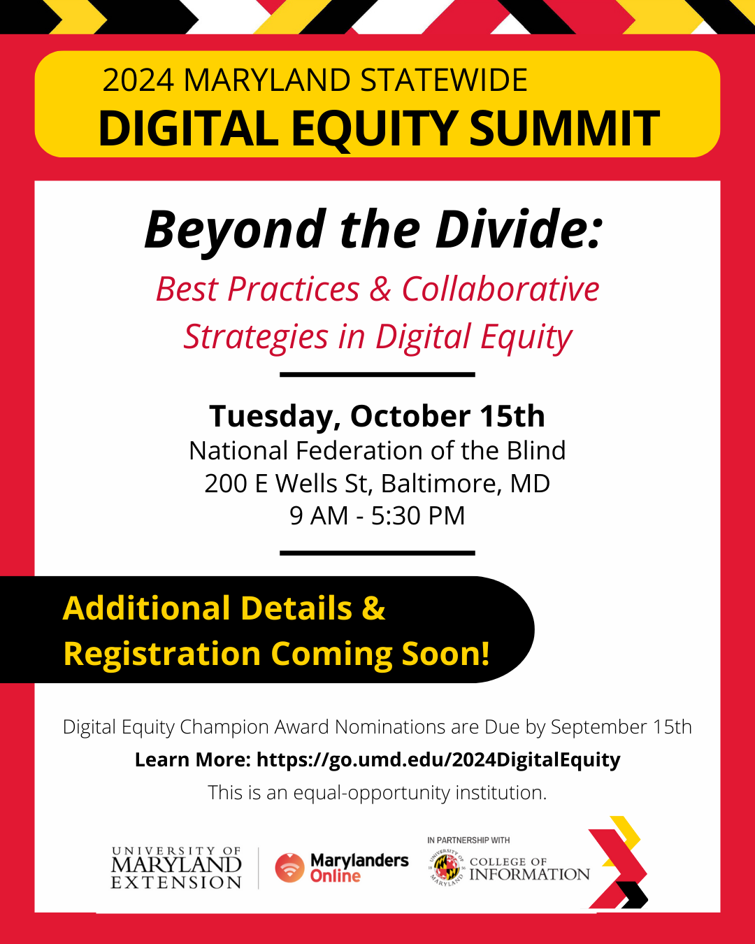 2024 Maryland Statewide Digital Equity Summit