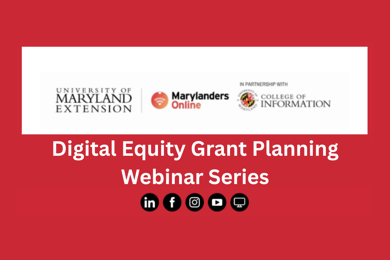 Digital Equity Grant Planning Webinar Series Newsletter Thumbnail