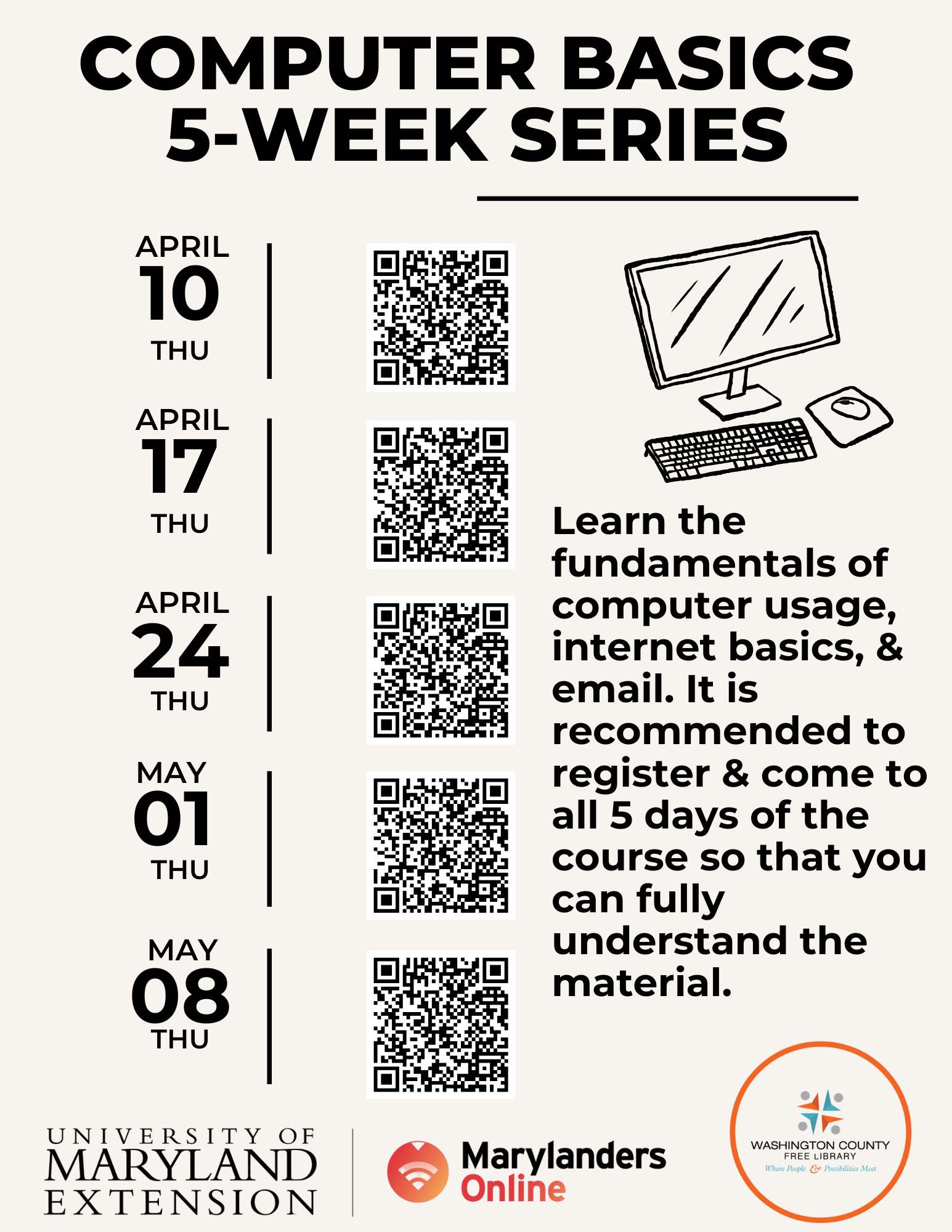 Computer Basics 5-week Series
