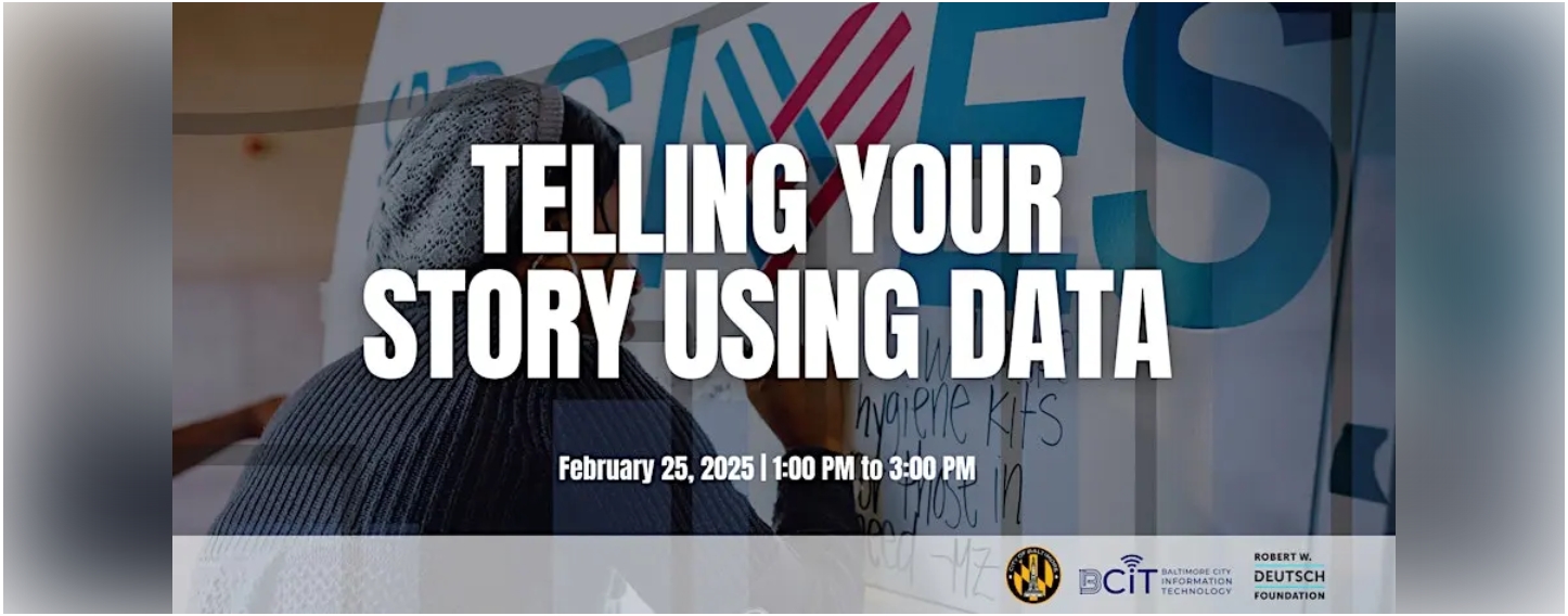 Telling your story using data