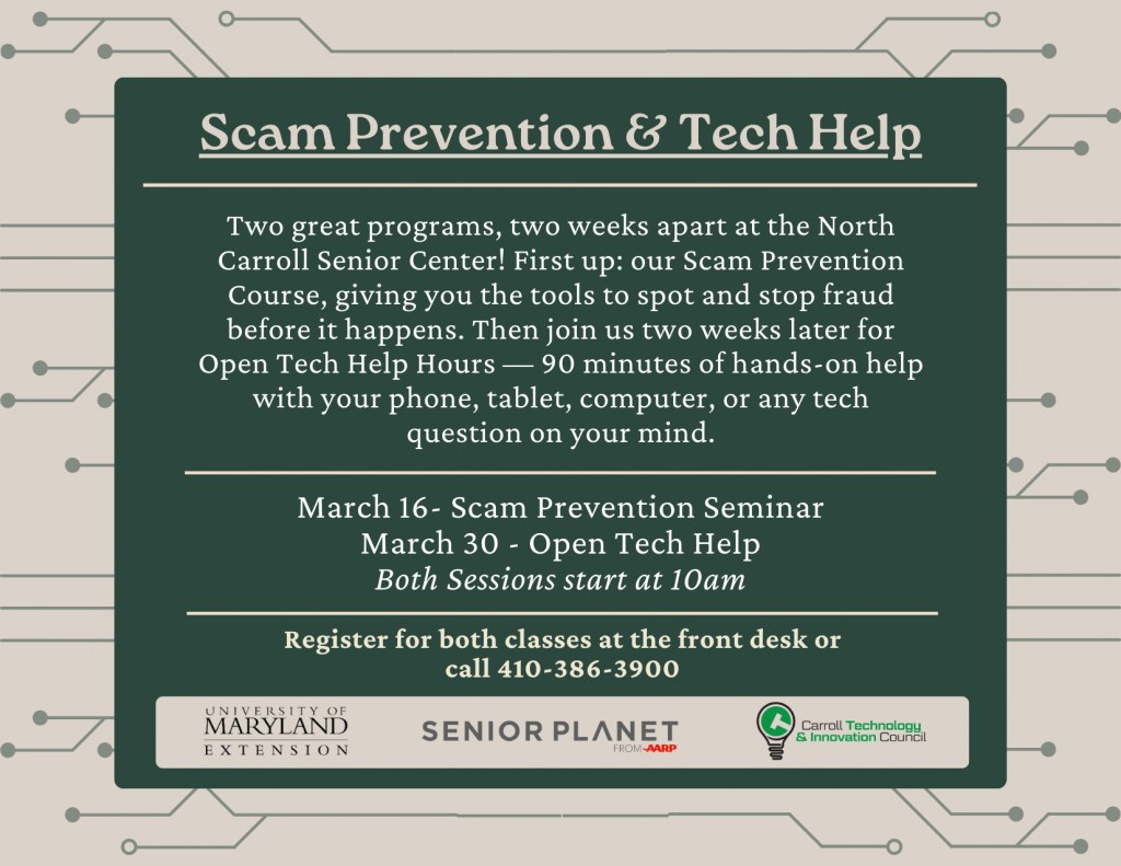 Scam Prevention and Tech Help