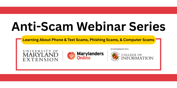 Anti-Scam Webinar Series