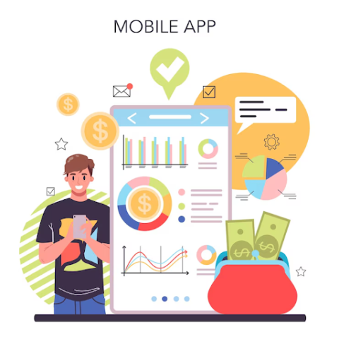 a person being shown as using AI for his Finances 